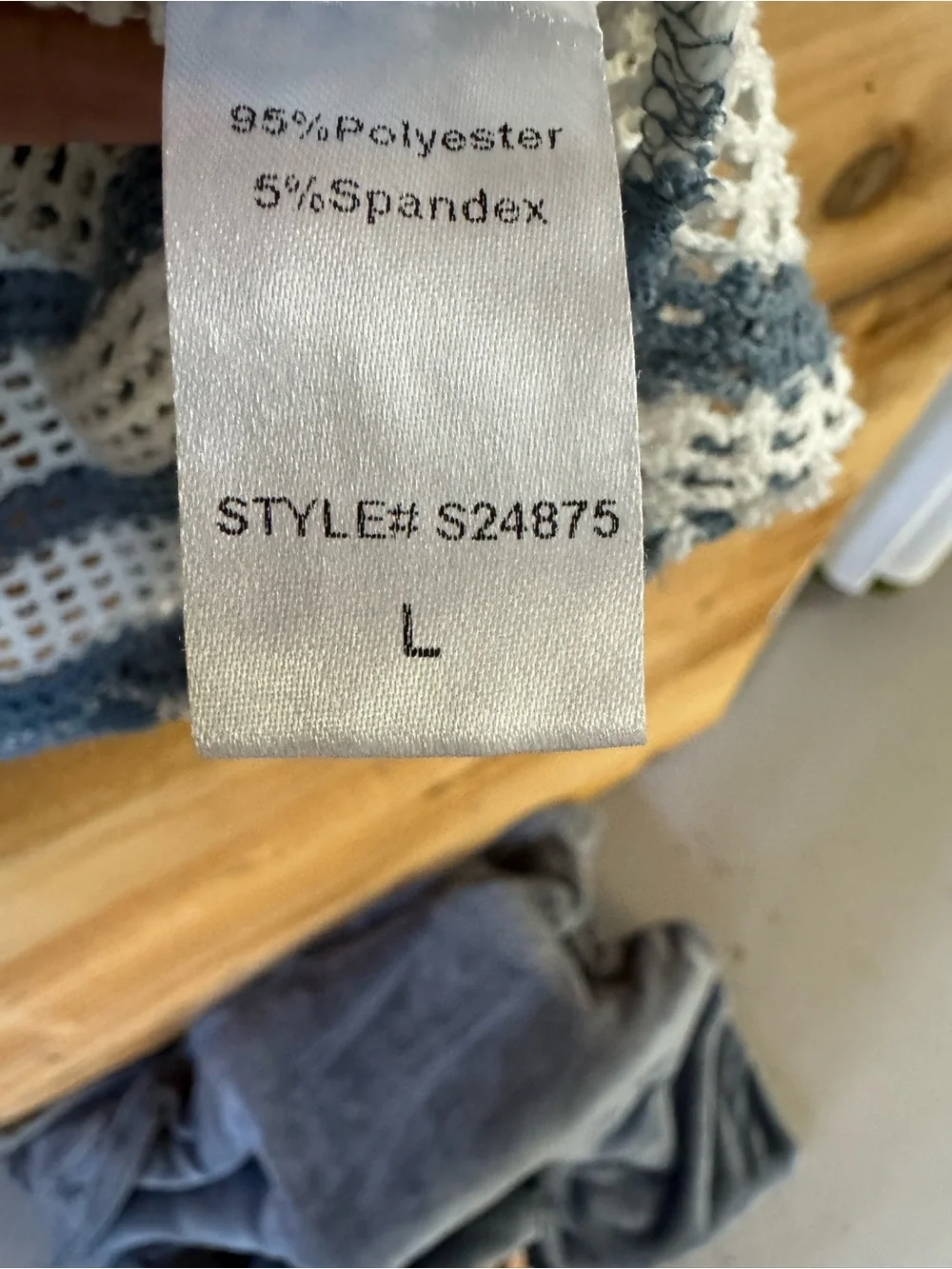 Mustard Seed Blue & White Striped Open-Front Cardigan